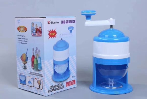 "Manual Ice Crusher and Snow Cone Maker"