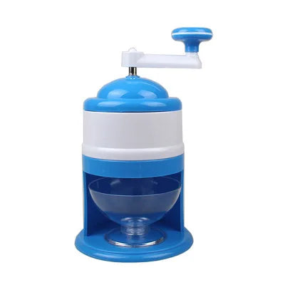 "Manual Ice Crusher and Snow Cone Maker"